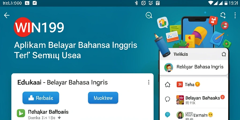 Tampilan antarmuka aplikasi WIN199 yang interaktif dan menarik.